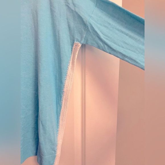 NWOT Lilly Pulitzer Damara Coolmax Crochet/Tassel Details Sweater Turquoise Sz M - Picture 9 of 16